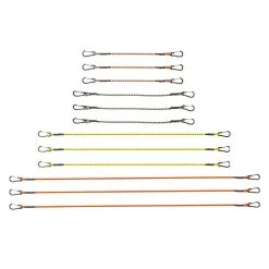 Keeper Assorted Sized Multi-Color Mini Bungee Cords with Carabiners (12 Pack) 9 Keeper Assorted Sized Multi-Color Mini Bungee Cords with Carabiners (12 Pack) -Cheap The Cabinet Supply Store multi keeper bungee cords 06300 4f 1000