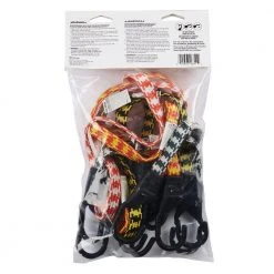 Keeper Assorted Size Multi-Color Flat Bungee Cords with Hooks (6 Pack) -Cheap The Cabinet Supply Store multi keeper bungee cords 06311 4f 1000