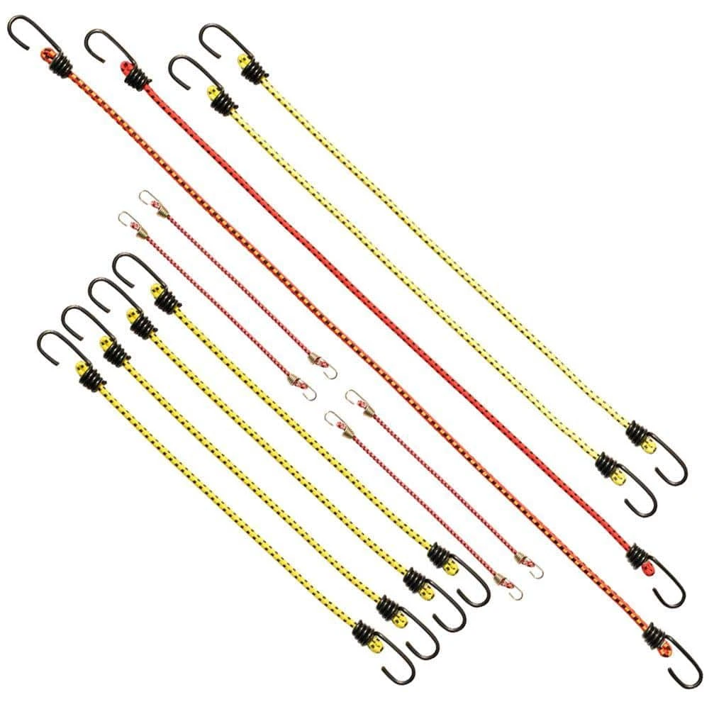 Keeper Assorted Size Multi-Color Bungee Cords with Hooks (12 Pack) 3 Keeper Assorted Size Multi-Color Bungee Cords with Hooks (12 Pack)