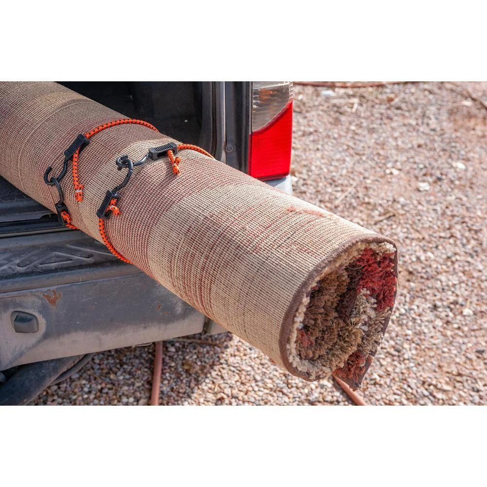 Keeper 30 in. Orange ZipCord Bungee Cord with Hooks 6 Keeper 30 in. Orange ZipCord Bungee Cord with Hooks - Image 4