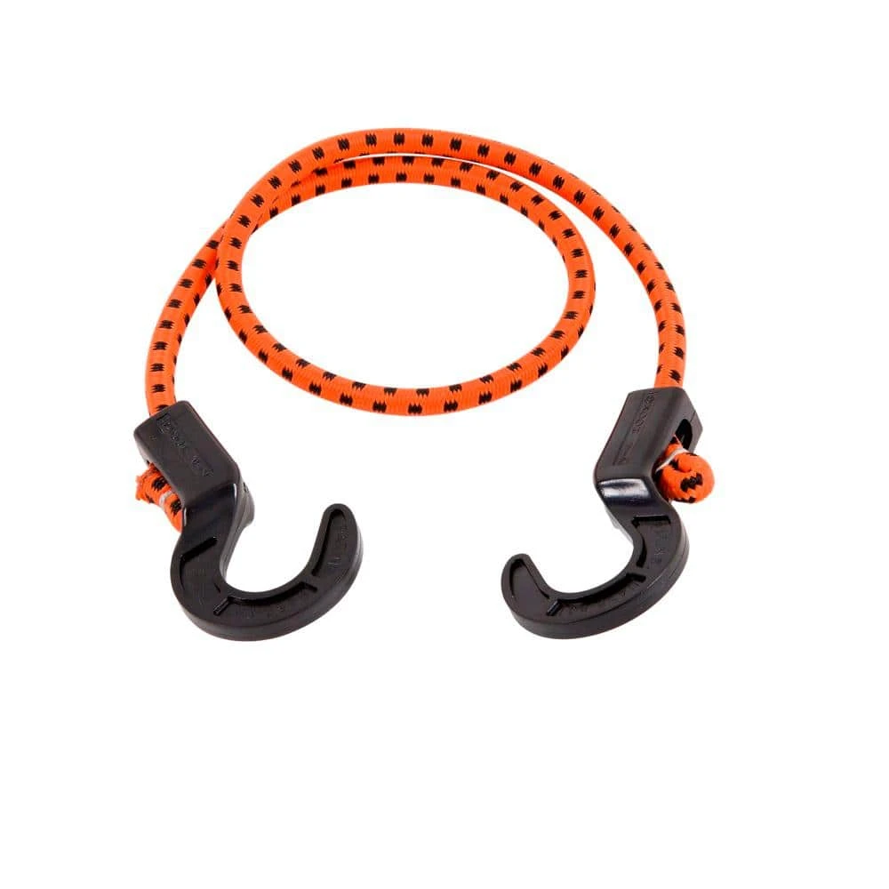 Keeper 30 in. Orange ZipCord Bungee Cord with Hooks 4 Keeper 30 in. Orange ZipCord Bungee Cord with Hooks - Image 2