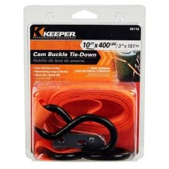 Keeper 1 in. x 10 ft. x 400 lbs. Cam Buckle Tie Down -Cheap The Cabinet Supply Store oranges peaches keeper cam buckle lashing straps 05110 1f 1000