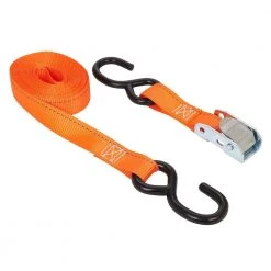 Keeper 1 in. x 15 ft. x 400 lbs. Cam Buckle Tie Down -Cheap The Cabinet Supply Store oranges peaches keeper cam buckle lashing straps 05115 4f 1000
