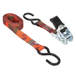 Keeper 1 in. x 12 ft. 500 lbs. Blaze Camo Ratchet Tie Down Strap (2 Pack) -Cheap The Cabinet Supply Store oranges peaches keeper ratchet straps 03521 4f 1000