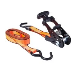 Keeper 1 in. x 12 ft. 500 lbs. HI-VIZ Ratchet Tie Down Strap -Cheap The Cabinet Supply Store oranges peaches keeper ratchet straps 85404 1f 1000