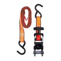 Keeper 1 in. x 12 ft. 500 lbs. HI-VIZ Ratchet Tie Down Strap -Cheap The Cabinet Supply Store oranges peaches keeper ratchet straps 85404 c3 1000