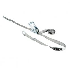 Keeper 1 in. x 15 ft. 666 lbs. Double J-Hook Ratchet Tie Down Strap (8 pack)