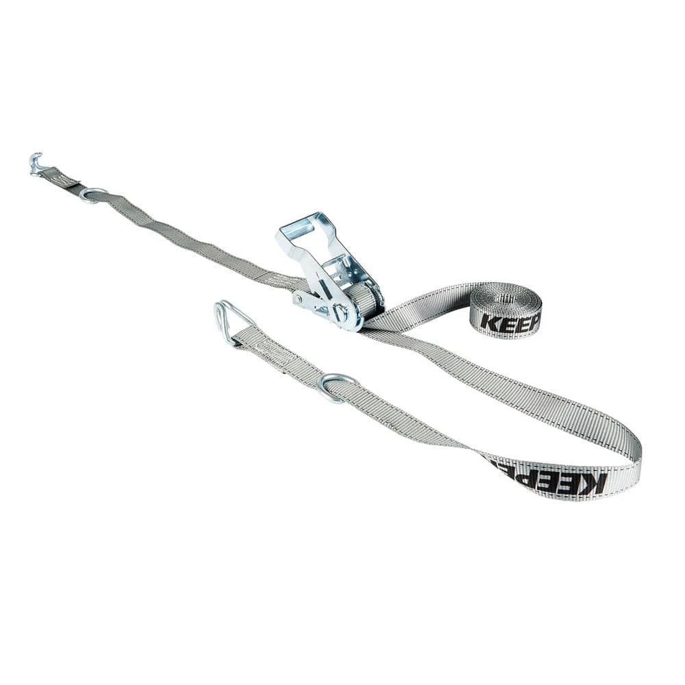 Keeper 1 in. x 15 ft. 666 lbs. Double J-Hook Ratchet Tie Down Strap (8 pack) 3 Keeper 1 in. x 15 ft. 666 lbs. Double J-Hook Ratchet Tie Down Strap (8 pack)