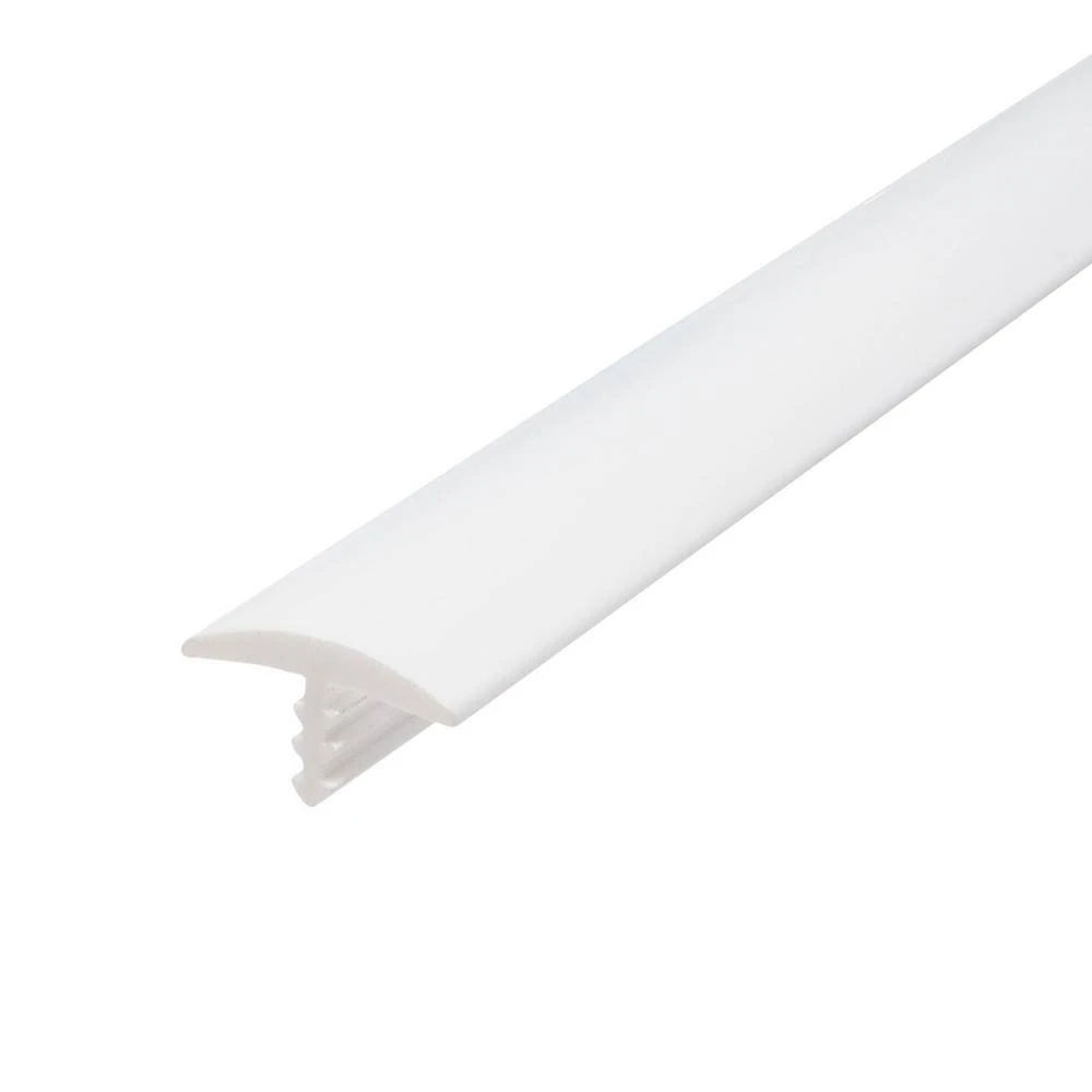 Outwater 5/8 in. White Polyethylene Center Barb Hobbyist Pack Bumper Tee Moulding Edging 25 foot long Coil 3 Outwater 5/8 in. White Polyethylene Center Barb Hobbyist Pack Bumper Tee Moulding Edging 25 foot long Coil