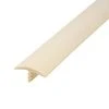 Outwater 7/8 in. Almond Polyethylene Center Barb Hobbyist Pack Bumper Tee Moulding Edging 25 foot long Coil -Cheap The Cabinet Supply Store outwater cabinet bumpers 3p1 27 01749 64 1000