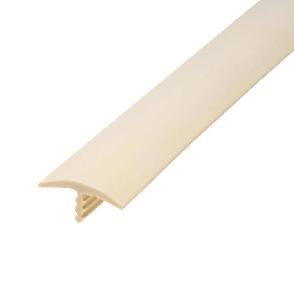 Outwater 7/8 in. Almond Polyethylene Center Barb Hobbyist Pack Bumper Tee Moulding Edging 25 foot long Coil 3 Outwater 7/8 in. Almond Polyethylene Center Barb Hobbyist Pack Bumper Tee Moulding Edging 25 foot long Coil