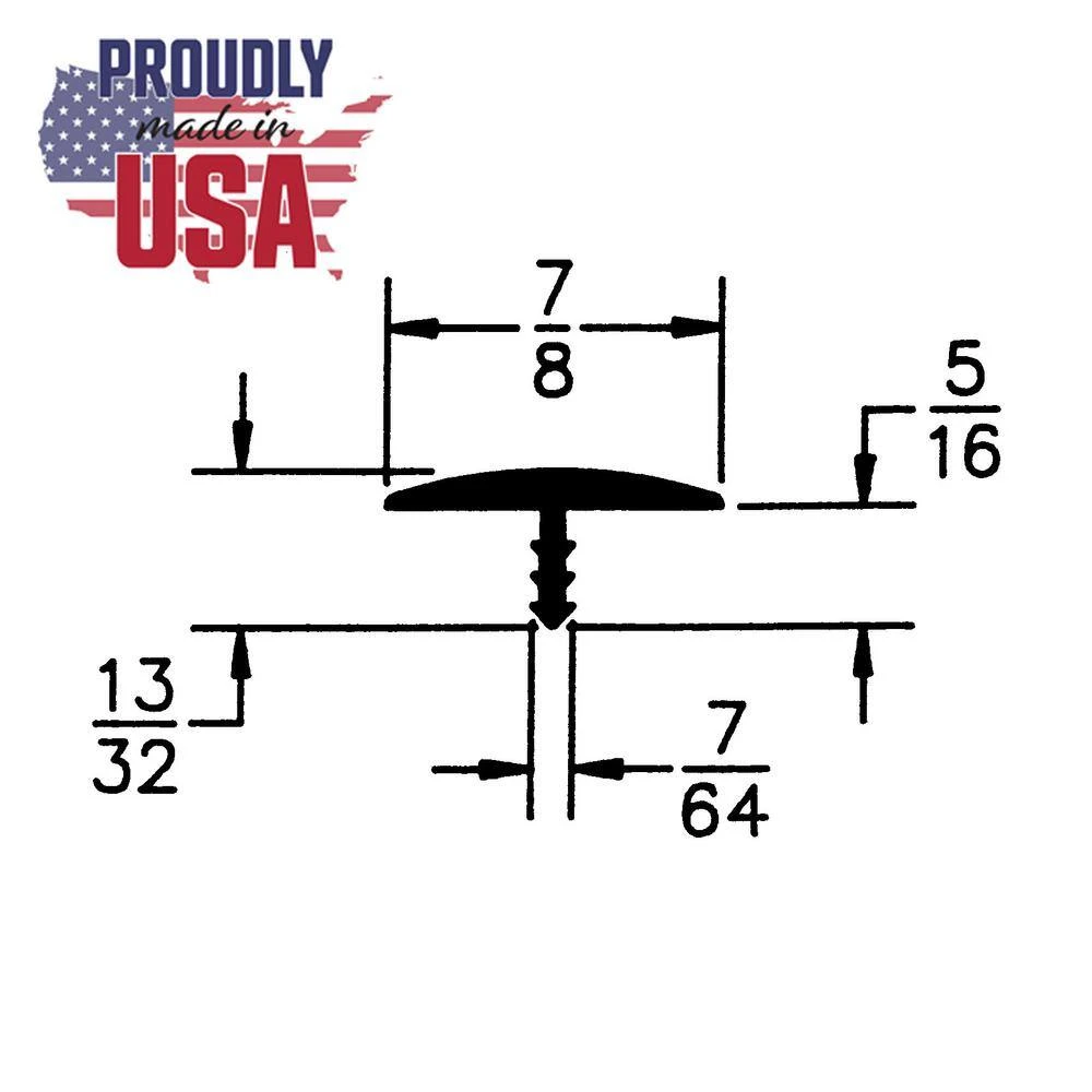 Outwater 7/8 in. Almond Polyethylene Center Barb Hobbyist Pack Bumper Tee Moulding Edging 25 foot long Coil 4 Outwater 7/8 in. Almond Polyethylene Center Barb Hobbyist Pack Bumper Tee Moulding Edging 25 foot long Coil - Image 2