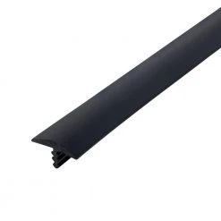 Outwater 5/8 in. Black Polyethylene Center Barb Hobbyist Pack Bumper Tee Moulding Edging 25 foot long Coil