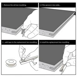 Outwater 5/8 in. Black Polyethylene Center Barb Hobbyist Pack Bumper Tee Moulding Edging 25 foot long Coil 13 Outwater 5/8 in. Black Polyethylene Center Barb Hobbyist Pack Bumper Tee Moulding Edging 25 foot long Coil -Cheap The Cabinet Supply Store outwater cabinet bumpers 3p1 27 01762 c3 1000