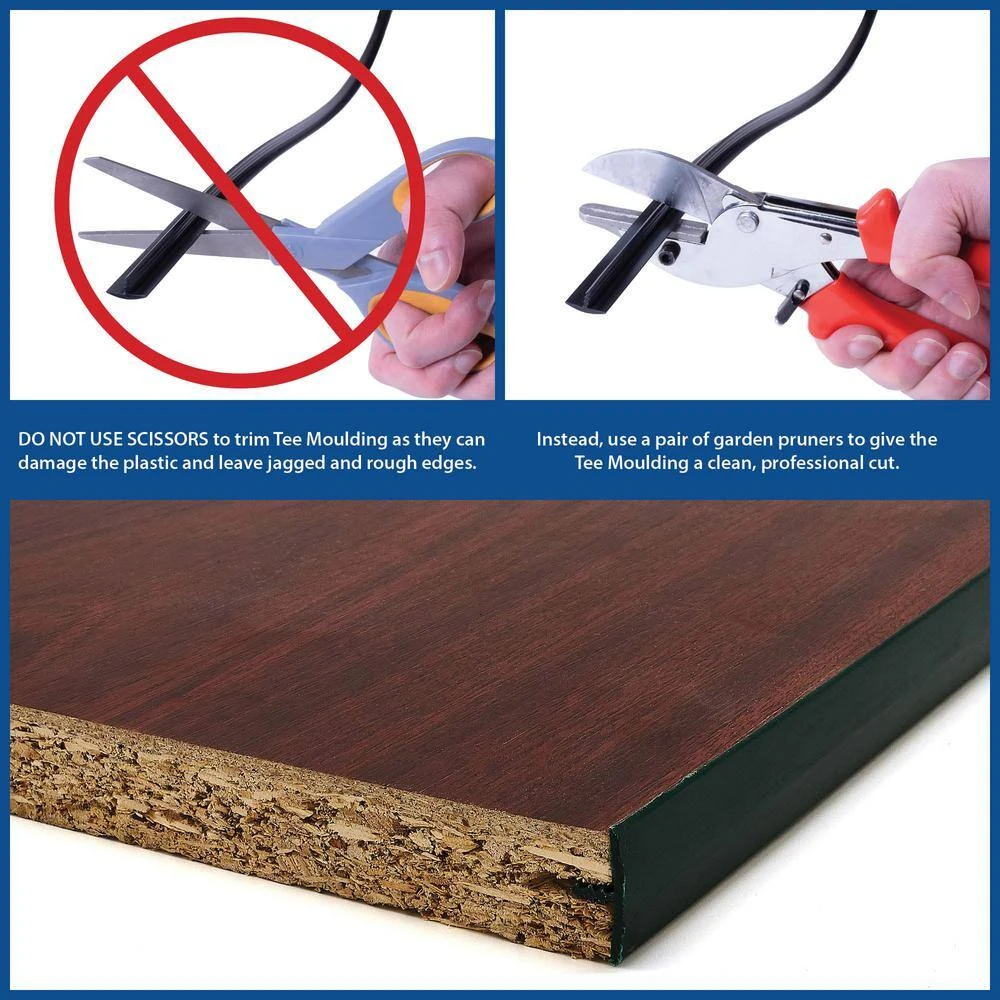 Outwater 5/8 in. Almond Polyethylene Center Barb Hobbyist Pack Bumper Tee Moulding Edging 25 foot long Coil 9 Outwater 5/8 in. Almond Polyethylene Center Barb Hobbyist Pack Bumper Tee Moulding Edging 25 foot long Coil - Image 7