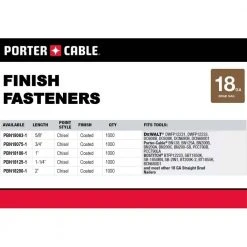 Porter-Cable 18-Gauge Brad Nail Project (900 per Box) 7 Porter-Cable 18-Gauge Brad Nail Project (900 per Box) -Cheap The Cabinet Supply Store porter cable collated finishing nails bn18pp 40 1000