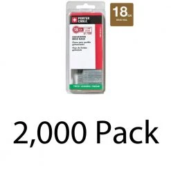 Porter-Cable 1-1/4 in. x 18-Gauge Brad Nail Glue Collated 2 Boxes (1000 per Box)
