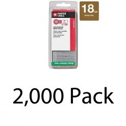 Porter-Cable 2 in. x 18-Gauge Brad Nail 2 Boxes (1000 per Box)
