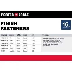 Porter-Cable 16-Gauge x 2 in. Finish Nail (2500 per Box) 7 Porter-Cable 16-Gauge x 2 in. Finish Nail (2500 per Box) -Cheap The Cabinet Supply Store porter cable collated finishing nails pfn16200 40 1000