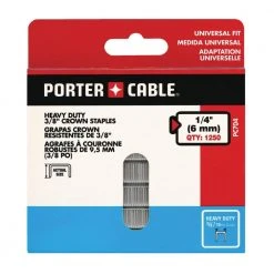 Porter-Cable 3/8 in. x 1/4 in. Glue Collated Crown Staple