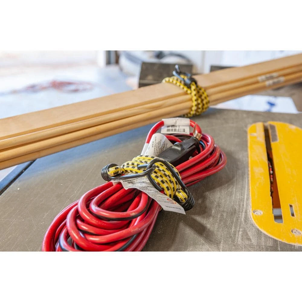 Keeper 36 in. Yellow Bungee Cord with Hooks 4 Keeper 36 in. Yellow Bungee Cord with Hooks - Image 2