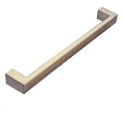 Sumner Street Home Hardware Architectural 12 in. Center-to-Center Satin Brass Appliance Drawer Pull