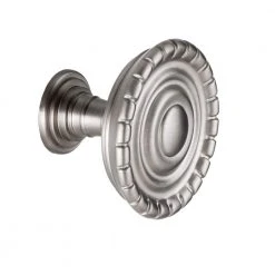 Sumner Street Home Hardware Charlotte 1-1/4 in. Satin Nickel Round Cabinet Knob