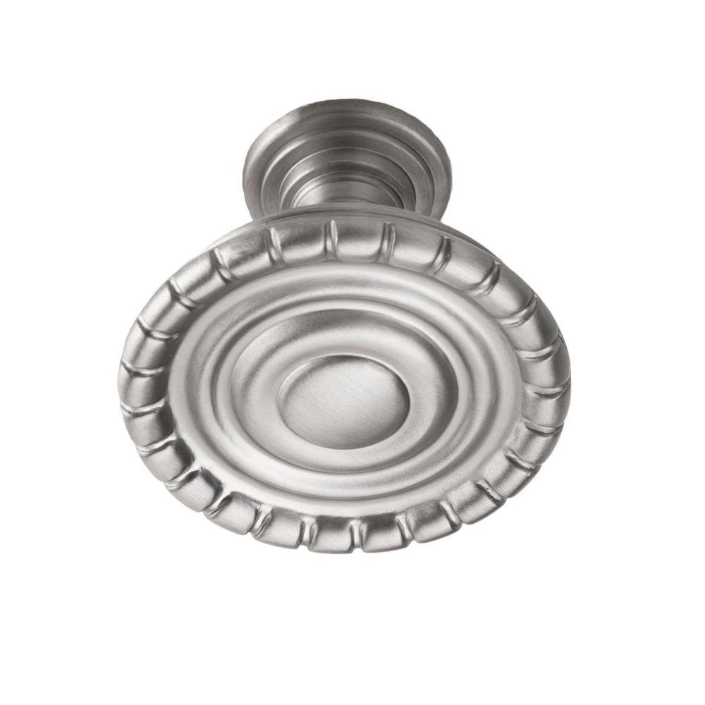 Sumner Street Home Hardware Charlotte 1-1/4 in. Satin Nickel Round Cabinet Knob 4 Sumner Street Home Hardware Charlotte 1-1/4 in. Satin Nickel Round Cabinet Knob - Image 2