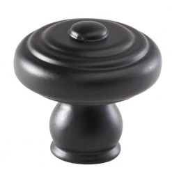 Sumner Street Home Hardware Garner 1-9/16 in. Matte Black Round Cabinet Knob -Cheap The Cabinet Supply Store sumner street home hardware cabinet knobs rl020340 a0 1000
