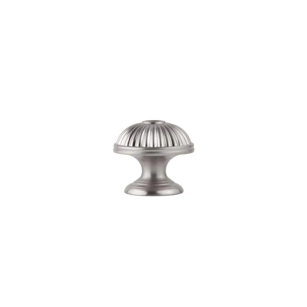 Sumner Street Home Hardware Belmont 1-1/2 in. Satin Nickel Round Cabinet Knob 4 Sumner Street Home Hardware Belmont 1-1/2 in. Satin Nickel Round Cabinet Knob - Image 2