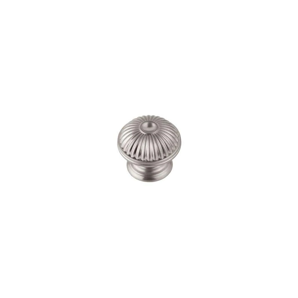 Sumner Street Home Hardware Belmont 1-1/2 in. Satin Nickel Round Cabinet Knob 5 Sumner Street Home Hardware Belmont 1-1/2 in. Satin Nickel Round Cabinet Knob - Image 3