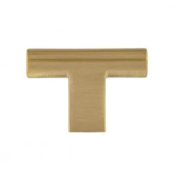 Sumner Street Home Hardware Vail 2 in. Satin Brass Bar Cabinet Knob (10-Pack)