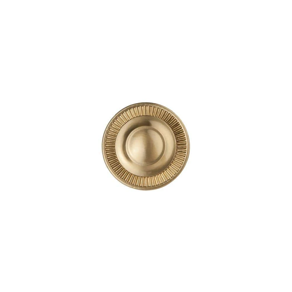 Sumner Street Home Hardware Minted 1.125 in. Satin Brass Small Knob 5 Sumner Street Home Hardware Minted 1.125 in. Satin Brass Small Knob - Image 3