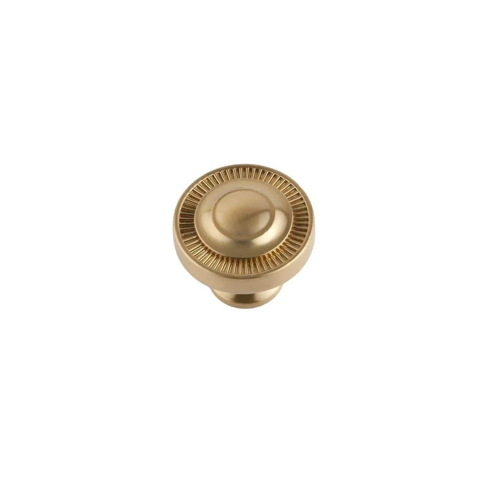 Sumner Street Home Hardware Minted 1.125 in. Satin Brass Small Knob 3 Sumner Street Home Hardware Minted 1.125 in. Satin Brass Small Knob