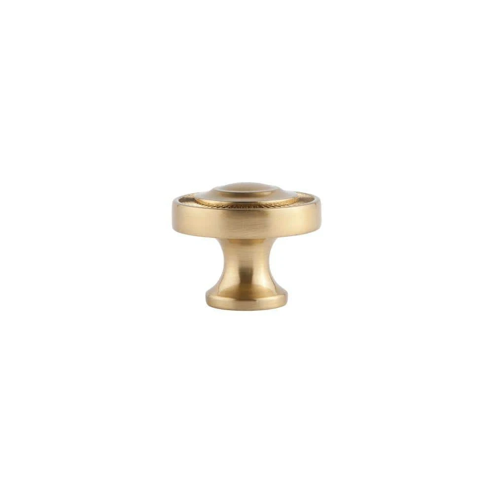Sumner Street Home Hardware Minted 1.125 in. Satin Brass Small Knob 4 Sumner Street Home Hardware Minted 1.125 in. Satin Brass Small Knob - Image 2