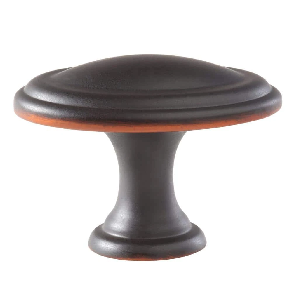 Sumner Street Home Hardware Symmetry 1-1/2 in. Oval Oil Rubbed Bronze Knob 5 Sumner Street Home Hardware Symmetry 1-1/2 in. Oval Oil Rubbed Bronze Knob - Image 3