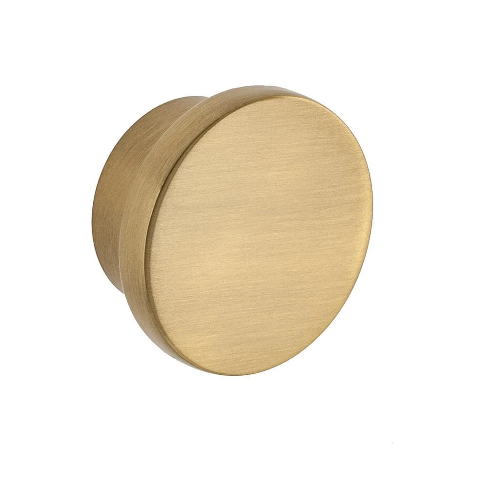 Sumner Street Home Hardware Oversized Ethan 1-5/8 in. Satin Brass Round Cabinet Knob 3 Sumner Street Home Hardware Oversized Ethan 1-5/8 in. Satin Brass Round Cabinet Knob