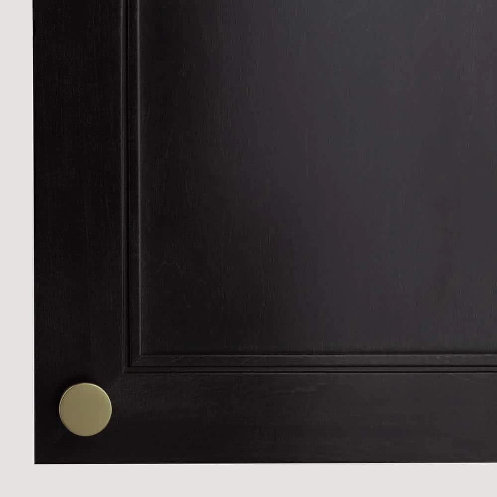 Sumner Street Home Hardware Ethan 1-1/4 in. Satin Brass Cabinet Knob 6 Sumner Street Home Hardware Ethan 1-1/4 in. Satin Brass Cabinet Knob - Image 4