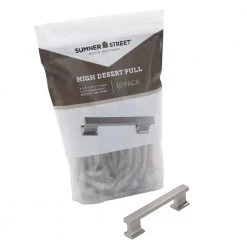 Sumner Street Home Hardware High Desert 3-1/2 in. Satin Nickel Drawer Pull (10-Pack) -Cheap The Cabinet Supply Store sumner street home hardware drawer pulls rl022313 c3 1000