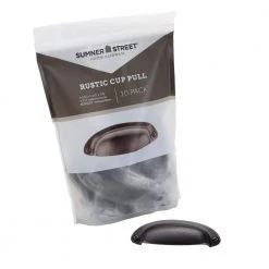 Sumner Street Home Hardware Rustic 3-1/2 in. Antique Brass Drawer Pull (10-Pack)