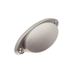 Sumner Street Home Hardware Ovaline 3-1/2 in. Center-to-Center Satin Nickel Cup Pull -Cheap The Cabinet Supply Store sumner street home hardware drawer pulls rl060490 4f 1000