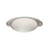 Sumner Street Home Hardware Ovaline 3-1/2 in. Center-to-Center Satin Nickel Cup Pull -Cheap The Cabinet Supply Store sumner street home hardware drawer pulls rl060490 64 1000