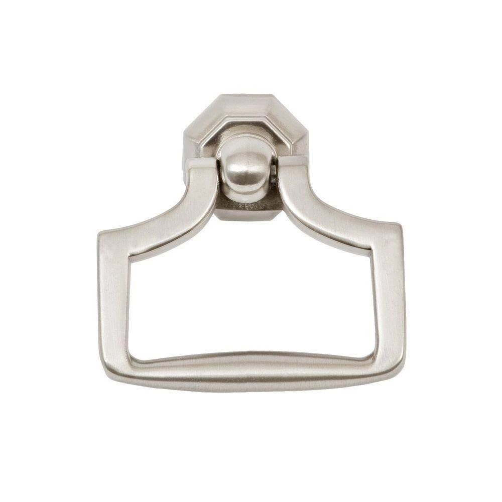 Sumner Street Home Hardware Symmetry 2-1/4 in. Octagon Satin Nickel Ring Pull 4 Sumner Street Home Hardware Symmetry 2-1/4 in. Octagon Satin Nickel Ring Pull - Image 2