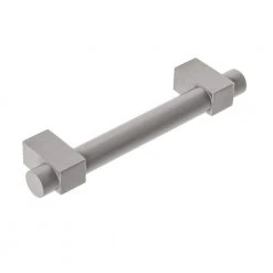 Sumner Street Home Hardware Kate 3-1/2 in. Center-to-Center Satin Nickel Drawer Pull