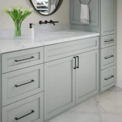 Sumner Street Home Hardware Vail 6 in. Center-to-Center Matte Black Drawer Pull -Cheap The Cabinet Supply Store sumner street home hardware drawer pulls rl062562 fa 1000