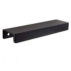 Sumner Street Home Hardware Martin 5 in. Center to Center Matte Black Lip Drawer Pull