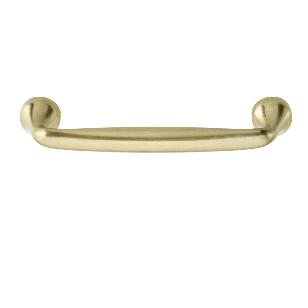 Sumner Street Home Hardware Mason 4-1/4 in. Satin Brass Drawer Pull (10-Pack) 6 Sumner Street Home Hardware Mason 4-1/4 in. Satin Brass Drawer Pull (10-Pack) - Image 4