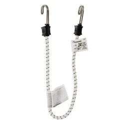 Keeper 24 in. White Marine Bungee Cord with Stainless Steel Hooks 8 Keeper 24 in. White Marine Bungee Cord with Stainless Steel Hooks -Cheap The Cabinet Supply Store whites keeper bungee cords 06274 4f 1000