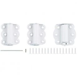 Wright Products 2-3/4 in. White Self-Closing Adjustable Hinge