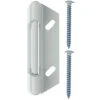 Wright Products White Strike Plate 2 Wright Products White Strike Plate -Cheap The Cabinet Supply Store whites wright products screen door accessories v777stwh 64 1000